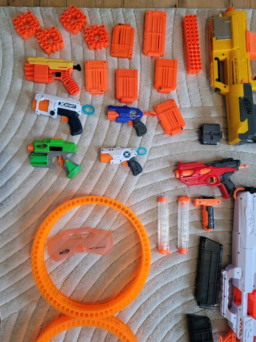 Nerf guns and x-shot guns. - Image 4