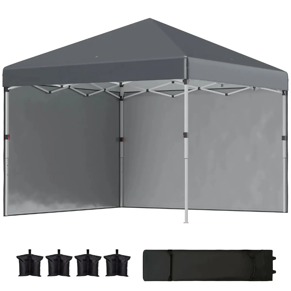 3x3 Pop Up Gazebo with Sidewalls Adjustable Garden - Image 3