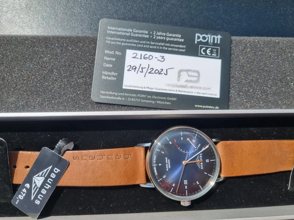 German automatic watch - Bauhaus Power Reserve - Image 2