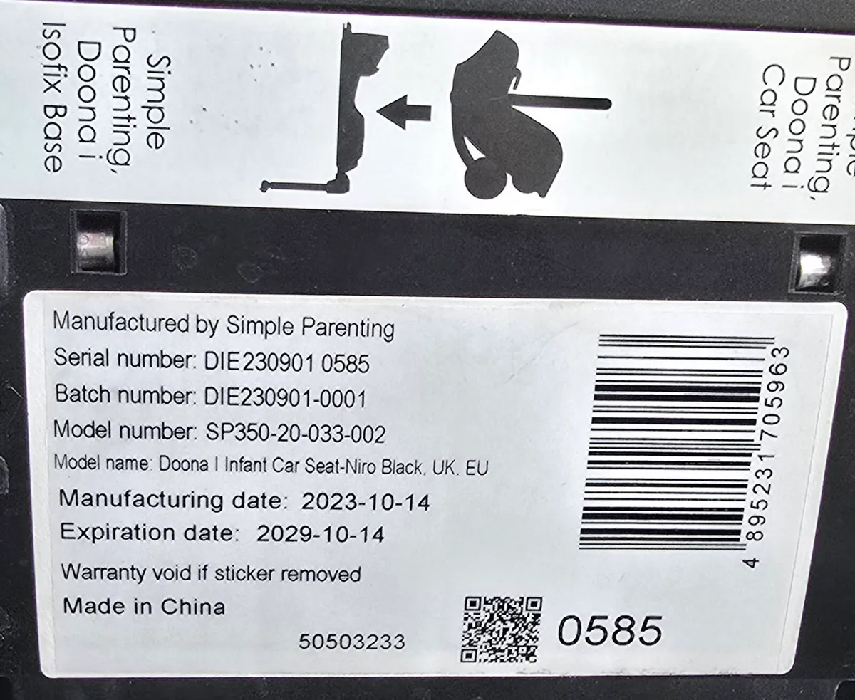 Doona i car seat/stroller - Image 3
