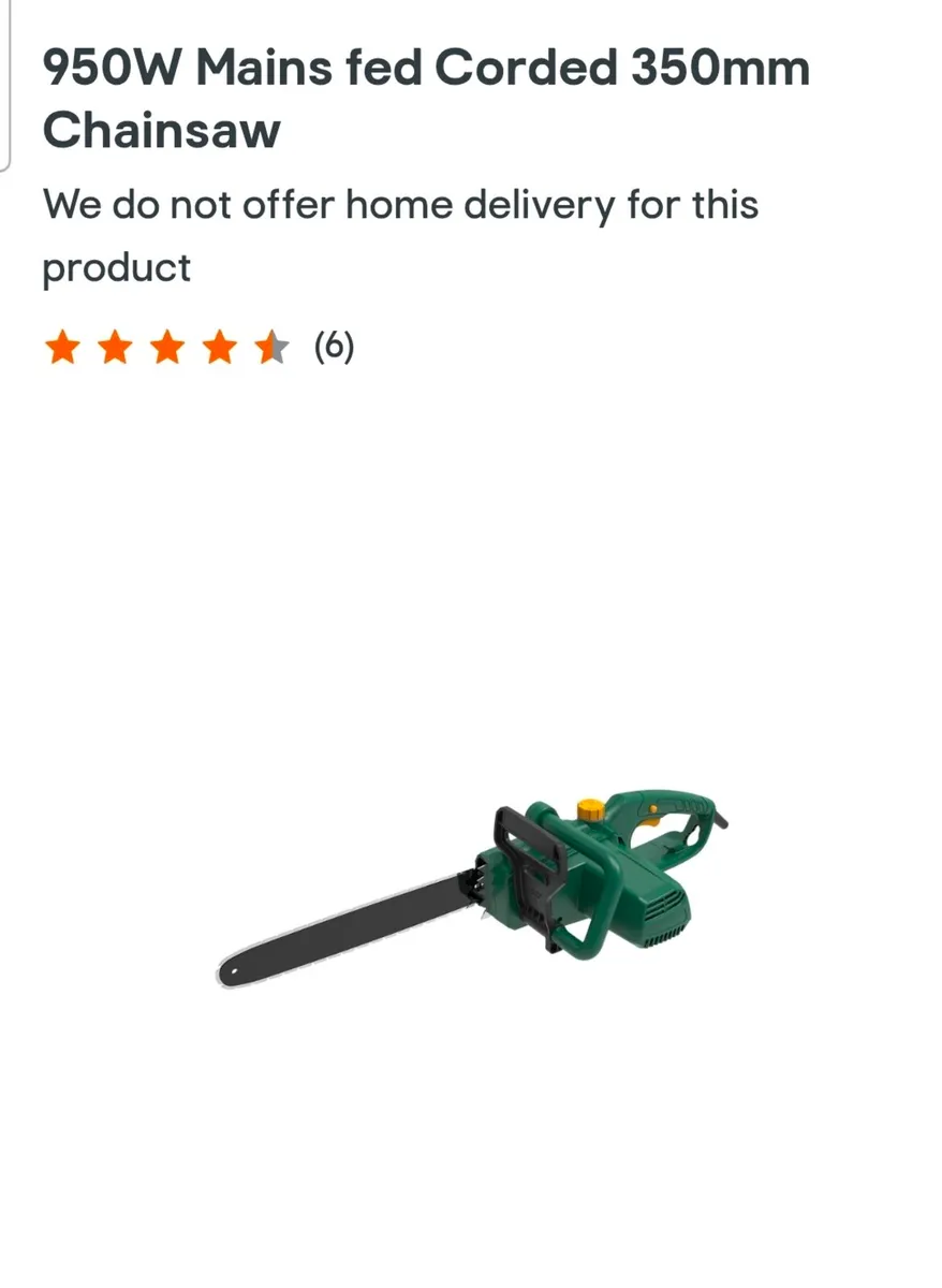 Electric Chainsaw 950w - Image 2