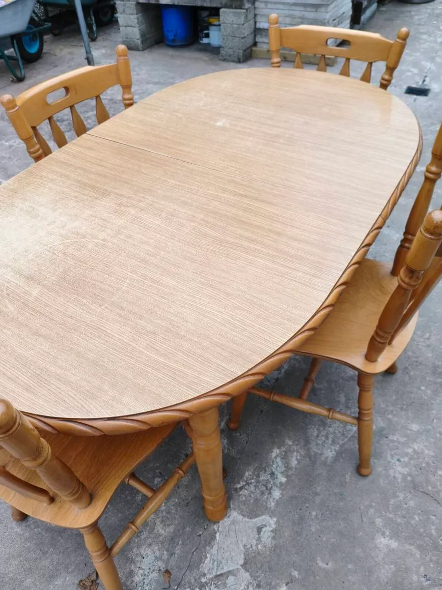 Table and 6 Chairs - Image 2