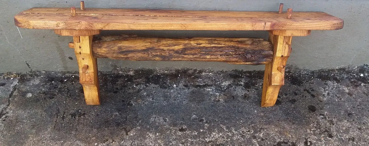NEW Rustic Driftwood Stove Mantle / Shelf - Image 1