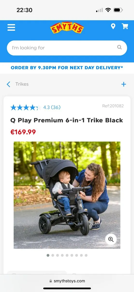 Q play premium 6 in1 trike - Image 4