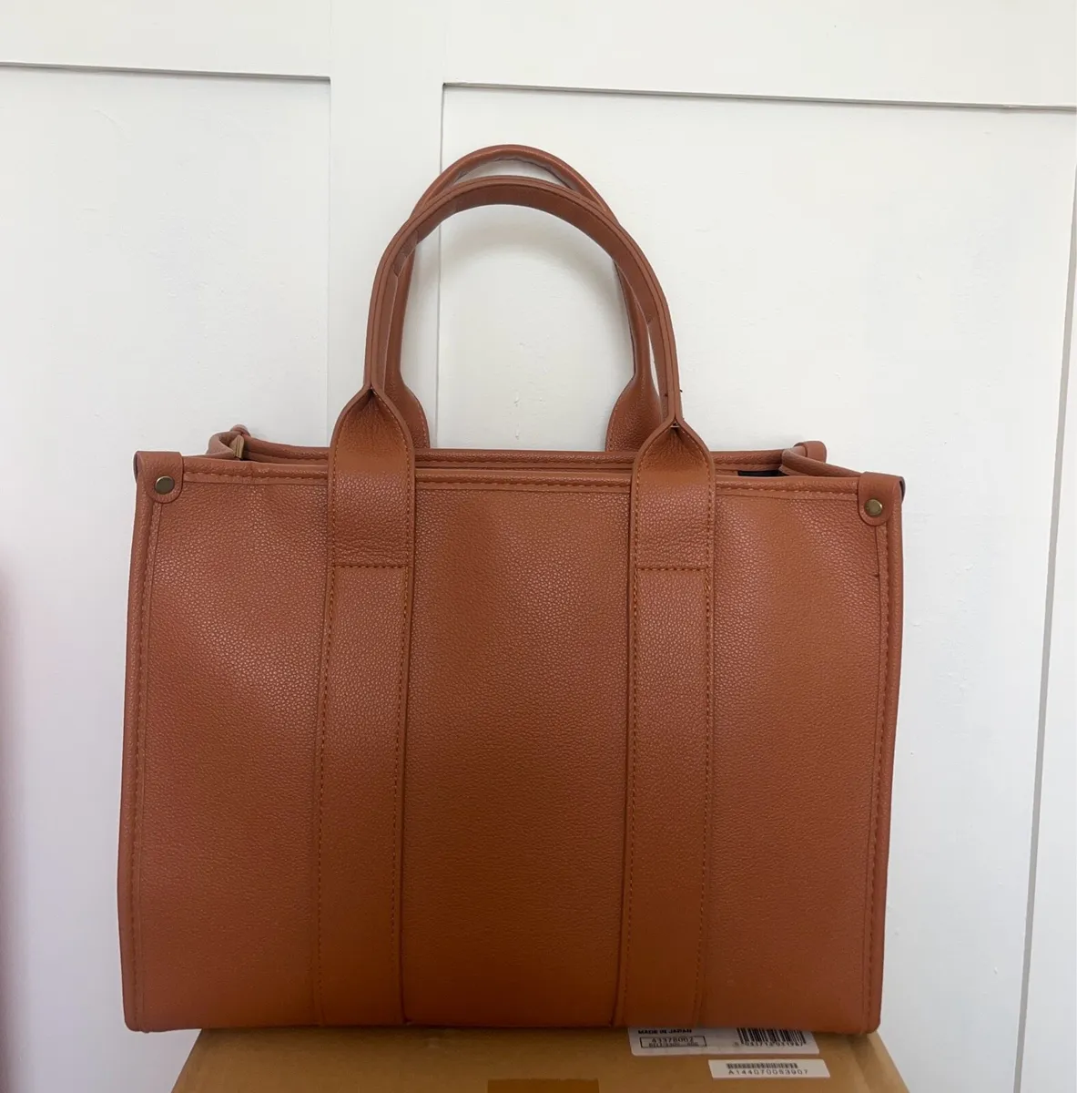 Marc Jacobs brown leather tote bag - Image 2