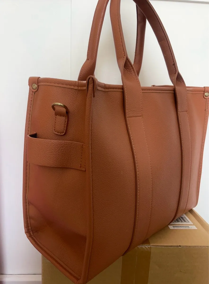 Marc Jacobs brown leather tote bag - Image 3