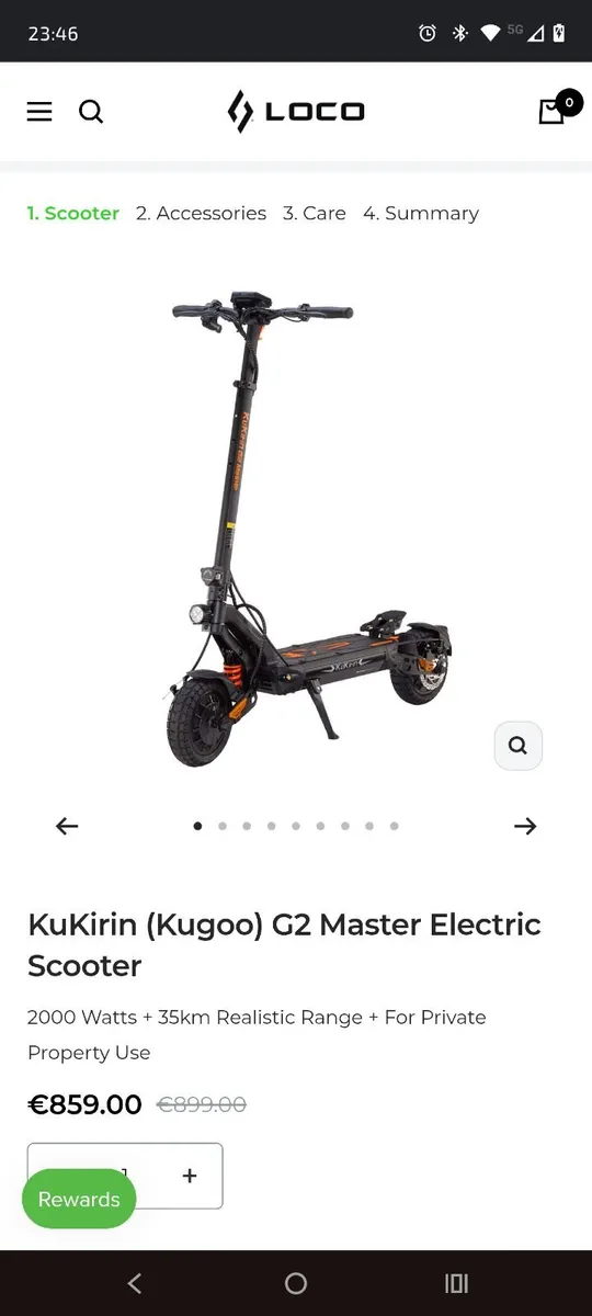 Electric scooter- Kukirin Master G2 - Image 2