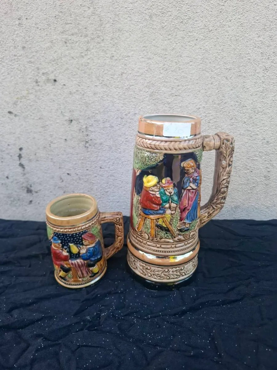 Duo beer mugs one musical - Image 1