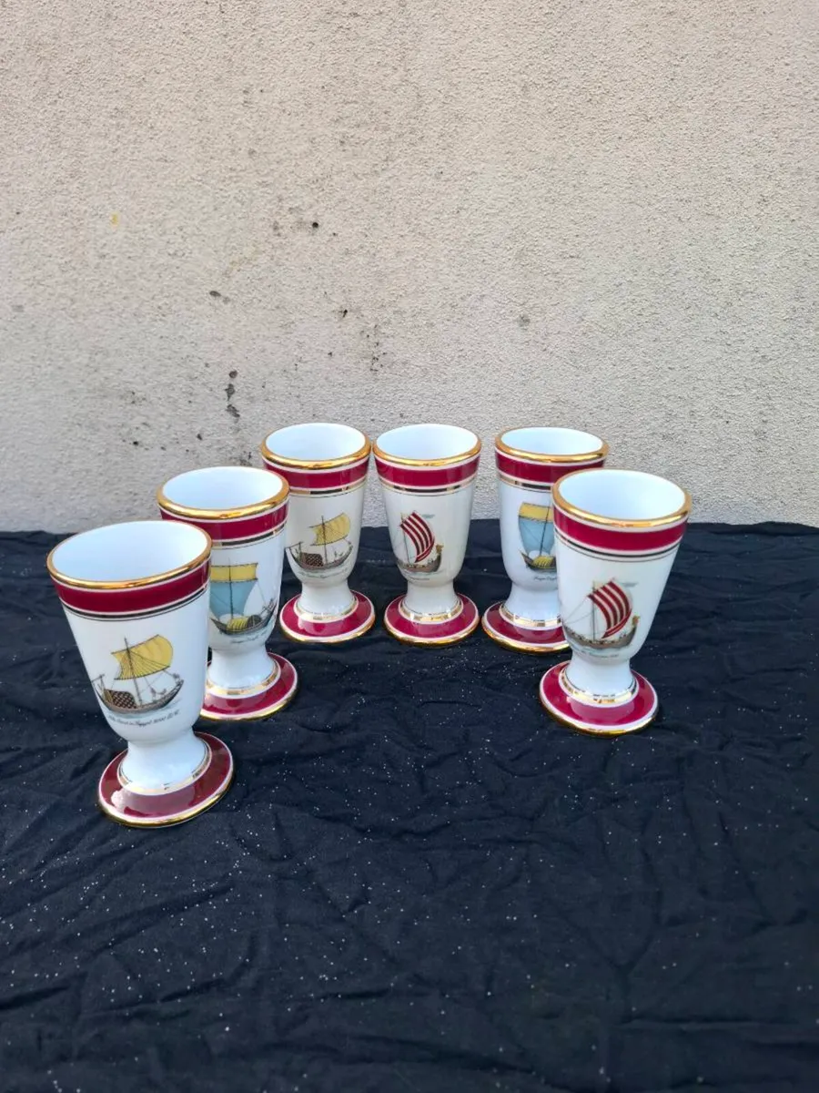 6 porcelain of paris mugs cups postage possible - Image 1