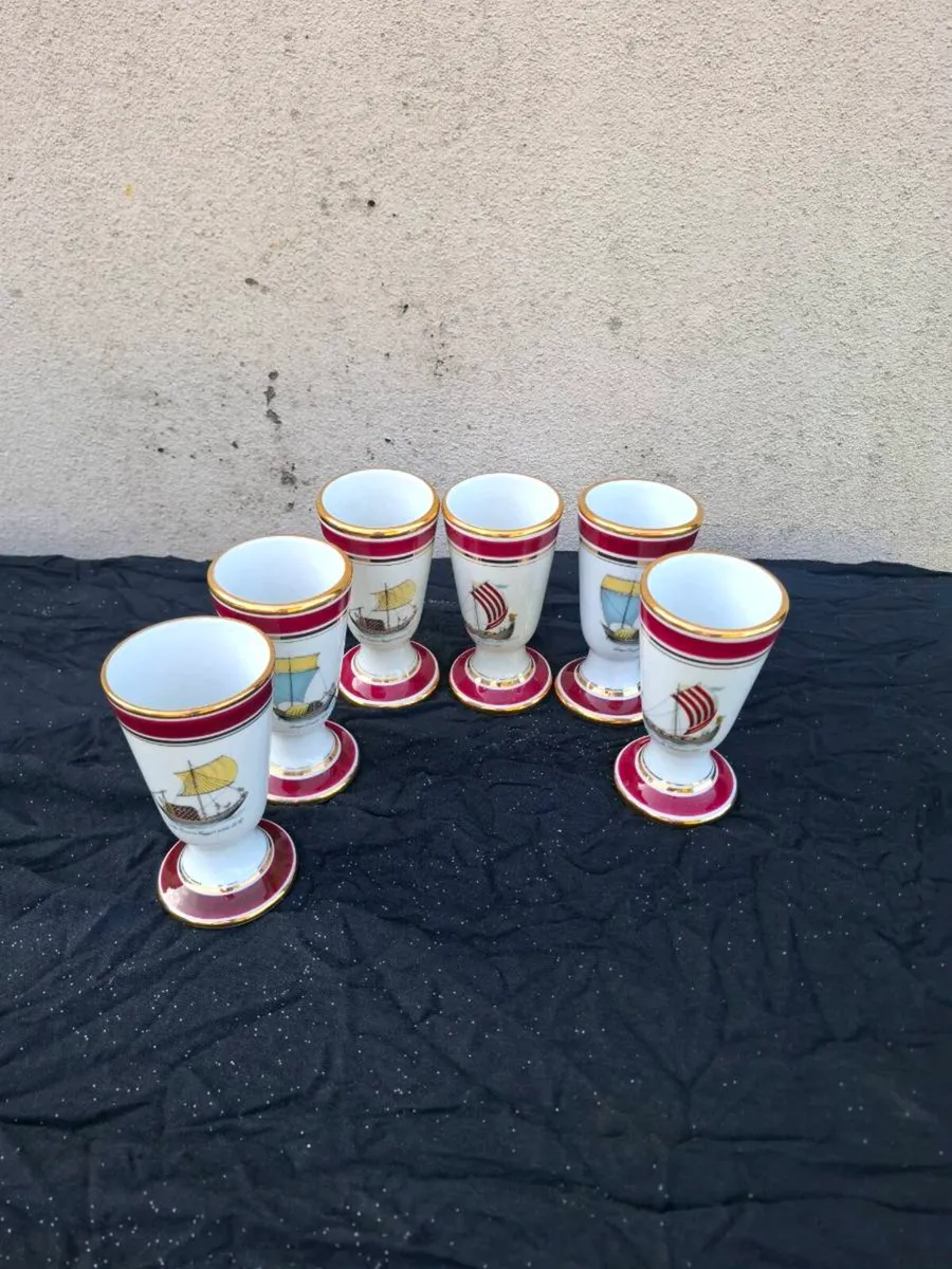 6 porcelain of paris mugs cups postage possible - Image 2