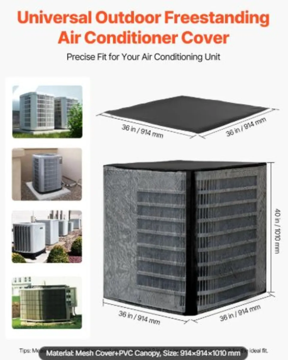 Air Conditioner Cover, 914x914 x 1010 mm Ac cover - Image 1