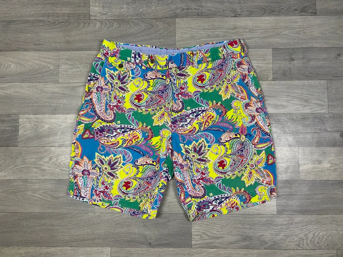 Ralph Lauren Polo Golf Paisley Patterned Shorts - Image 1