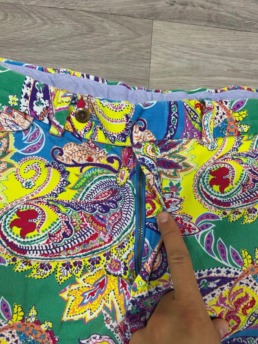 Ralph Lauren Polo Golf Paisley Patterned Shorts - Image 2
