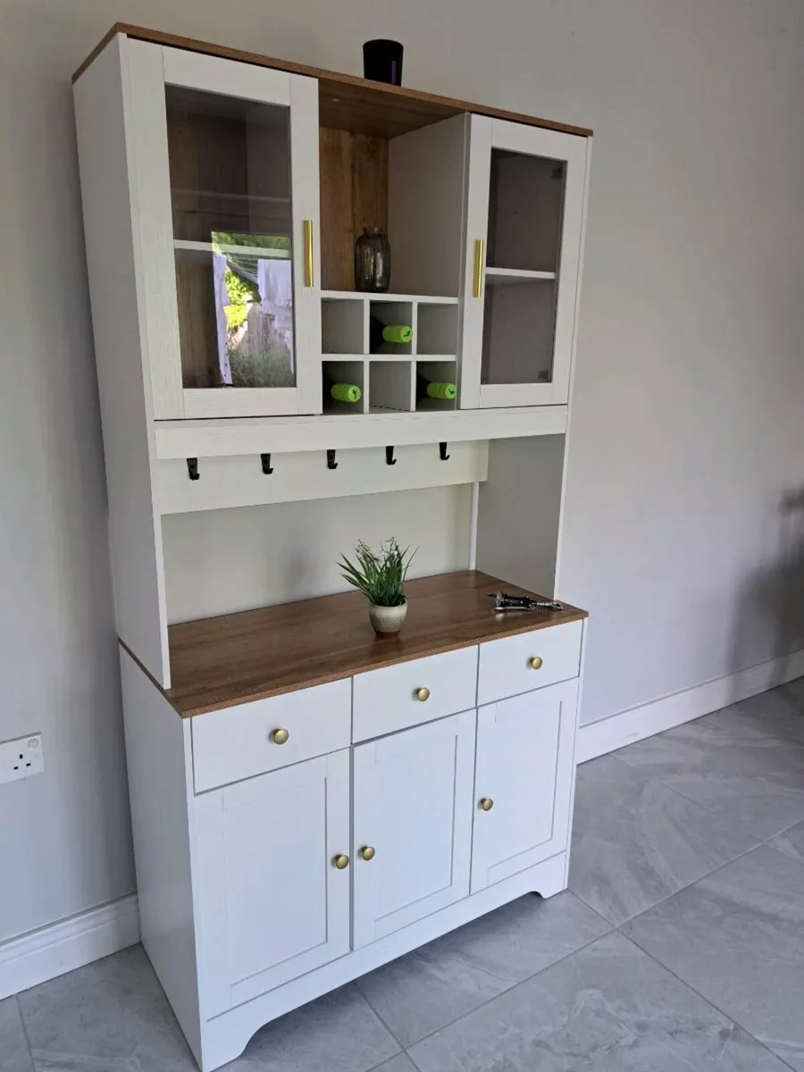 Dresser / Display Cabinet with built in wine rack - Image 3