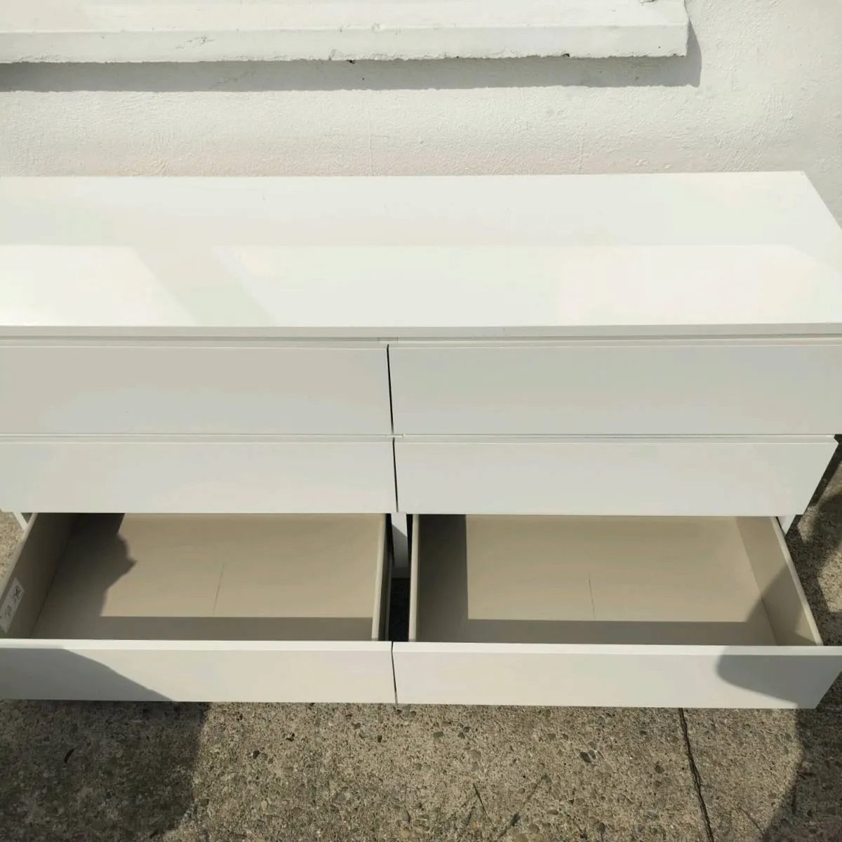 Chest of 6 drawers Malm white - Image 4