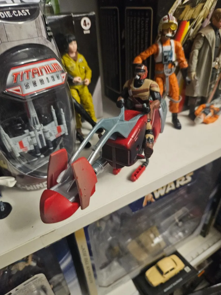 Star Wars Swoop Bike and Figure - Image 2