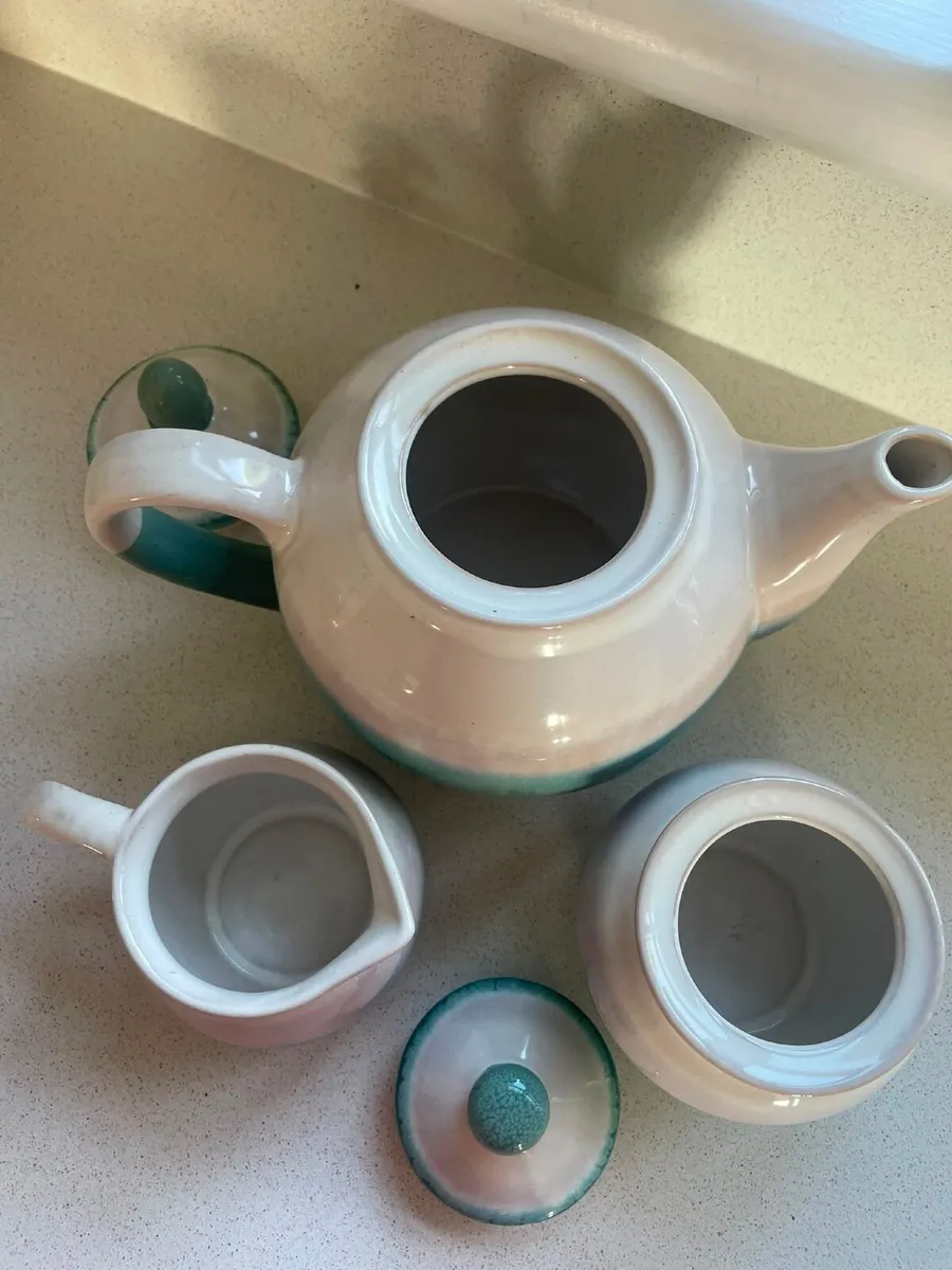 Tea Pot, Sugar and Milk Jug Set - Image 1
