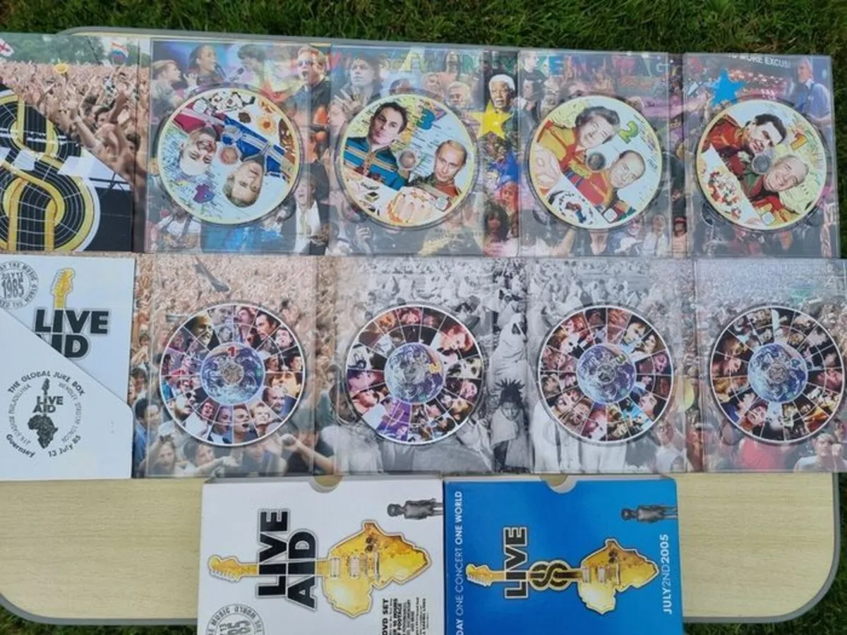 Official DVD Live 8 (2005) and Live Aid (1985) - Image 3
