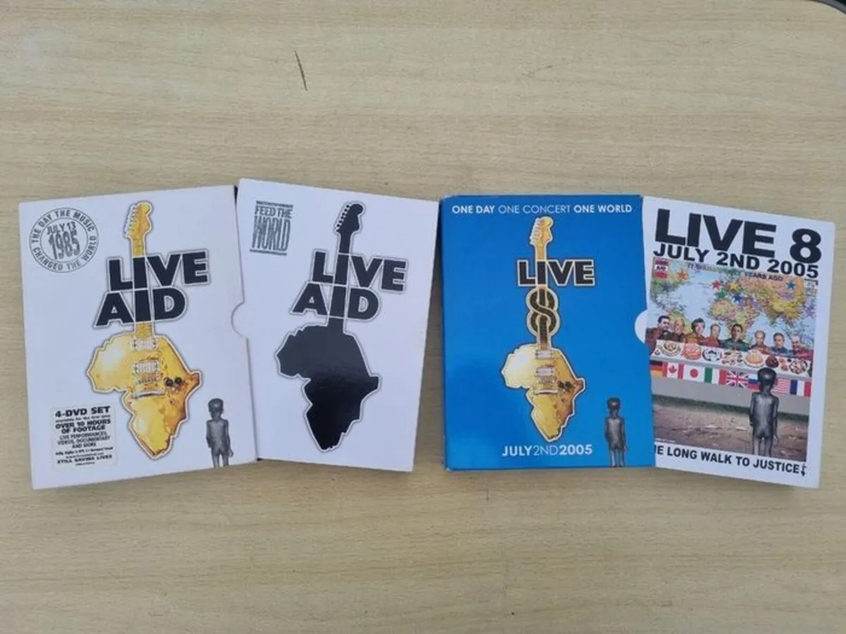 Official DVD Live 8 (2005) and Live Aid (1985) - Image 4