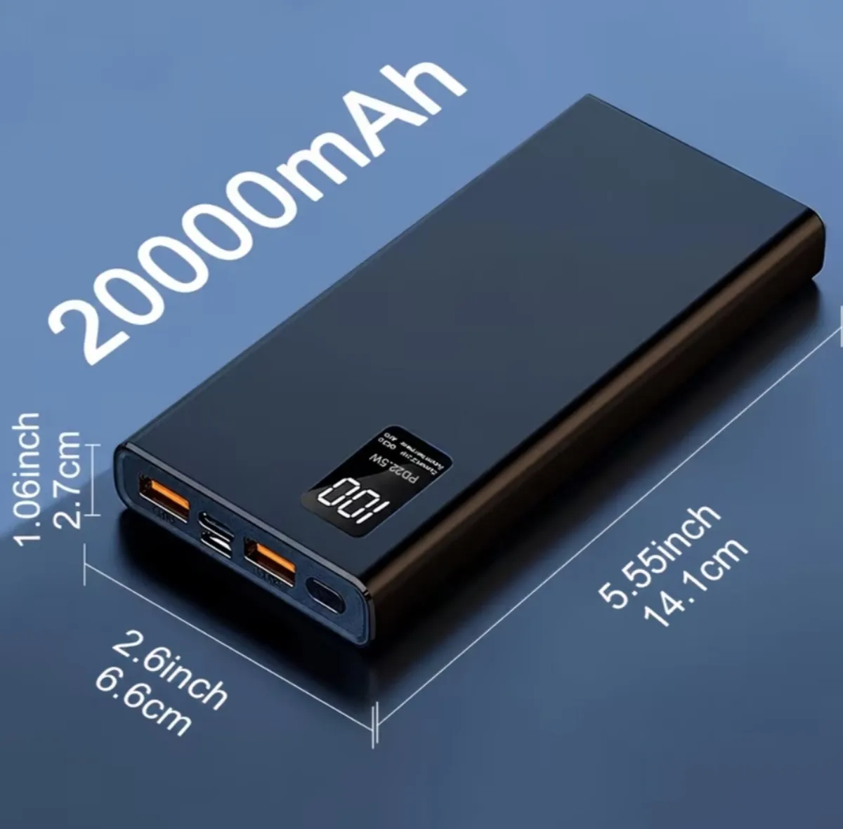 Powerful 20,000mAh Fast‑Charge Power Bank – PD 22. - Image 2