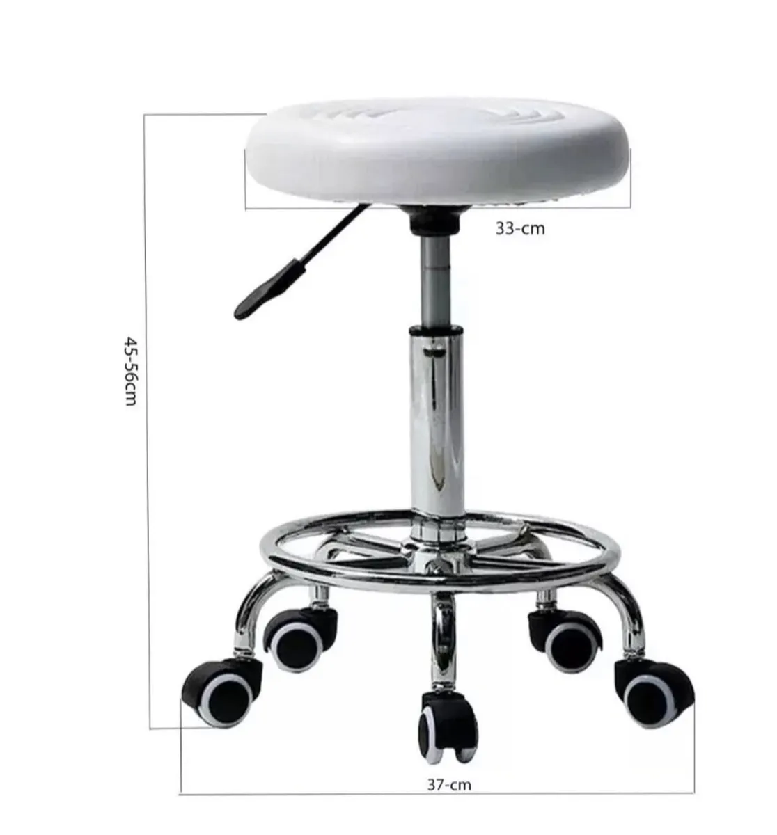 Salon Stool Adjustable with or without Back NEW - Image 3