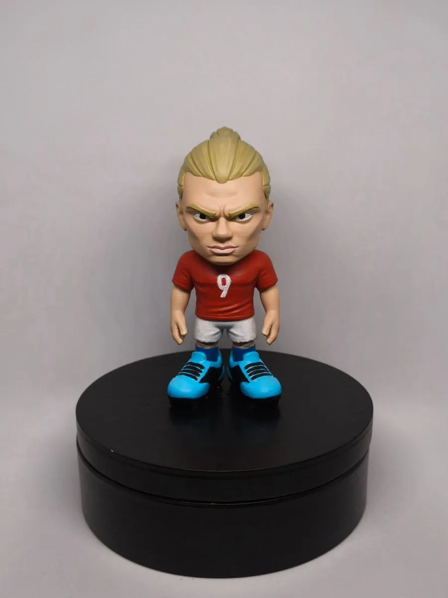 Erling Haaland Figurine — Hand-Painted 3D Printed - Image 2