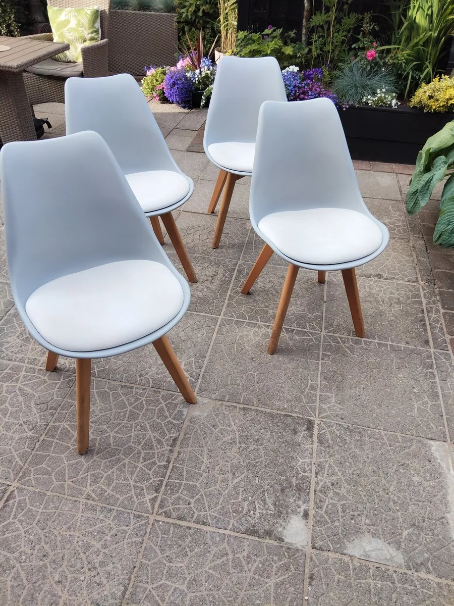 Dining chairs x 4 - Image 4