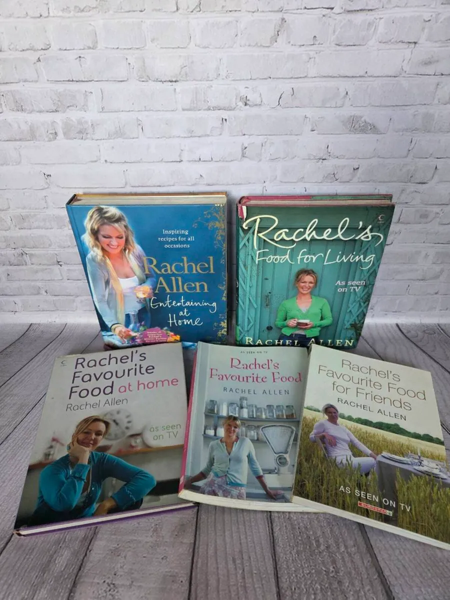 Bundle of 5 Rachel Allen hardback cookbooks