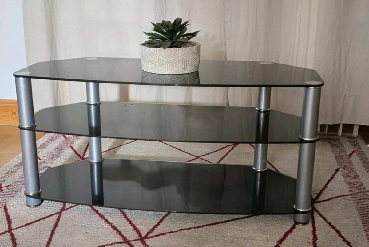 TV stand tempered Glass