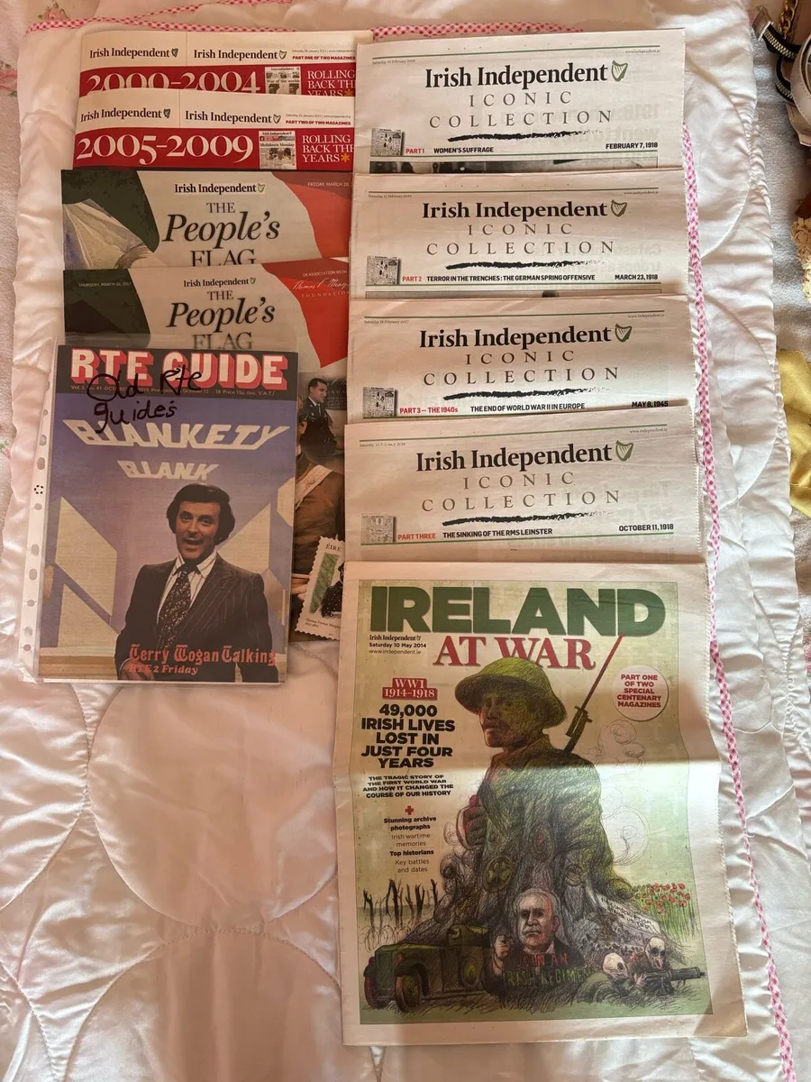 Collection of newspaper supplements historical