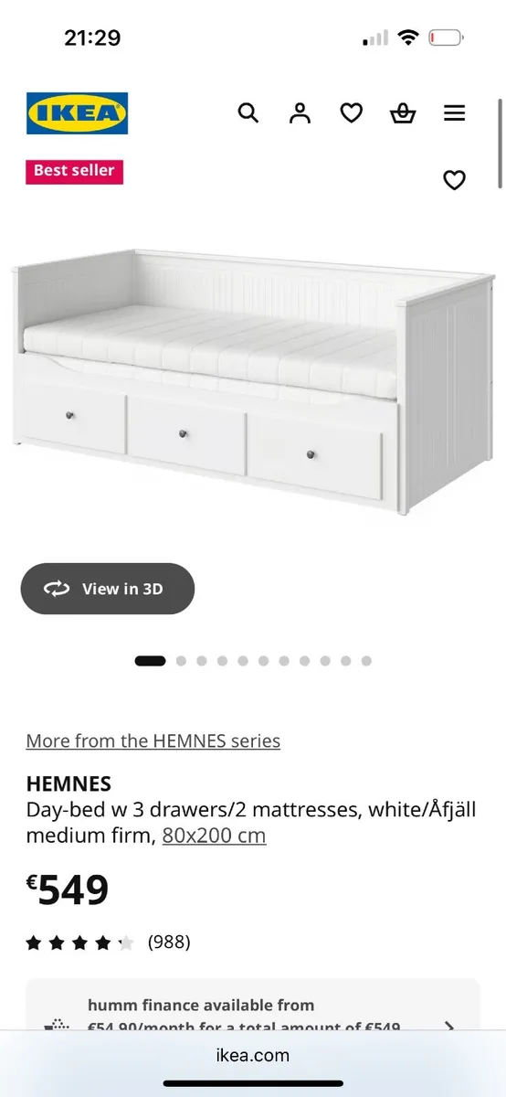 Hemnes Day Bed - Image 1