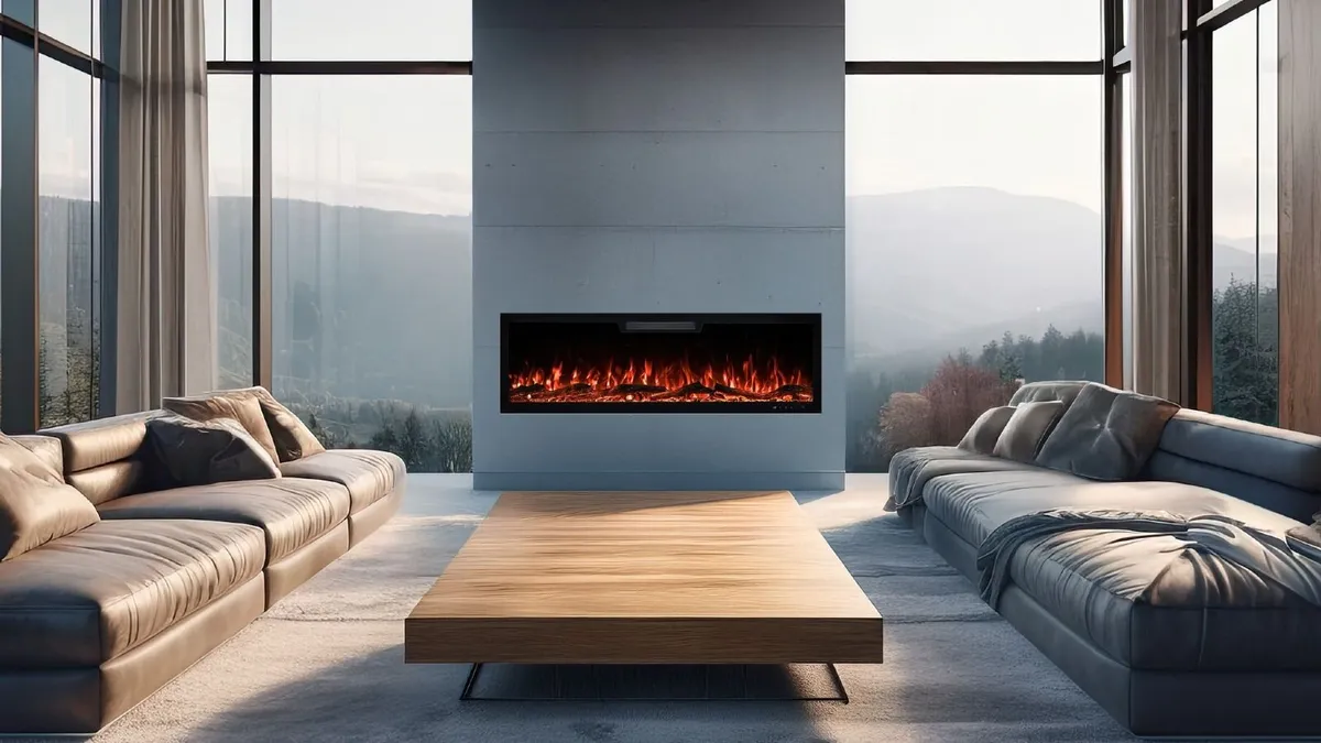 Electric fireplace. The best price. FREE delivery. - Image 1