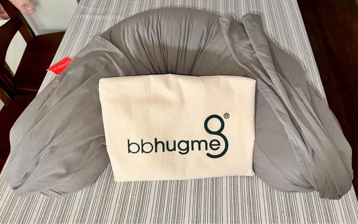 bbhugme Pregnancy & Nursing Pillow with Carry Bag - Image 1