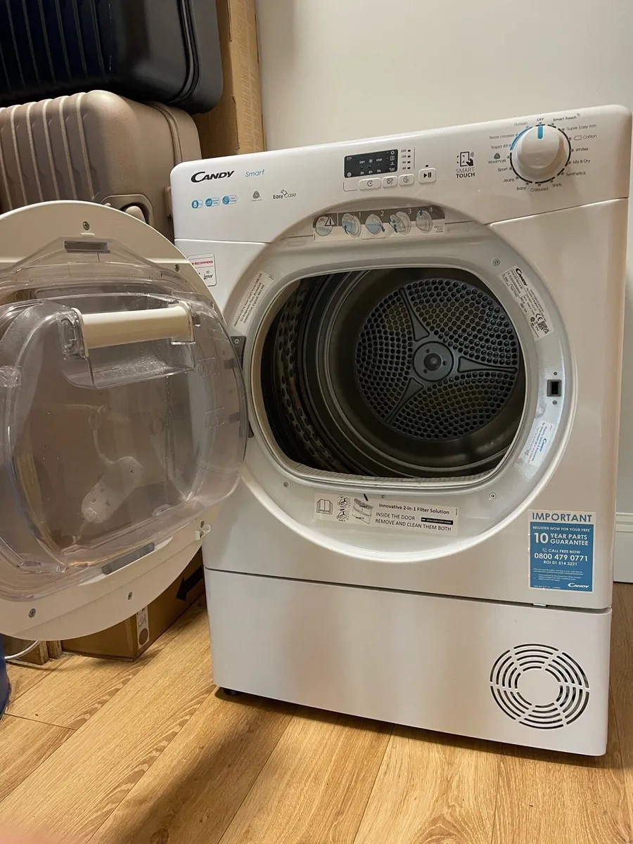 Heat Pump Dryer 8kg Candy White - Image 2