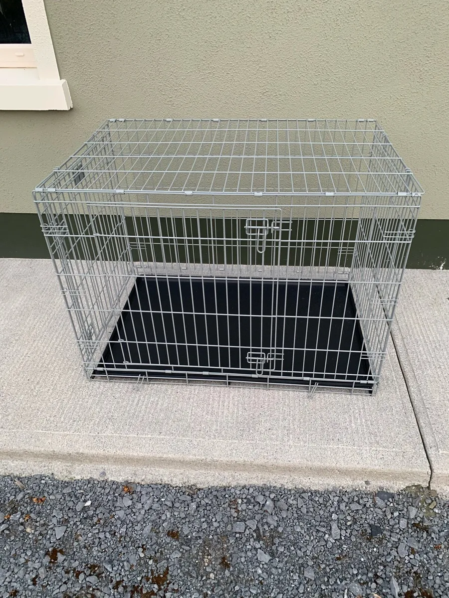 2 good as new large dog cages - Image 2