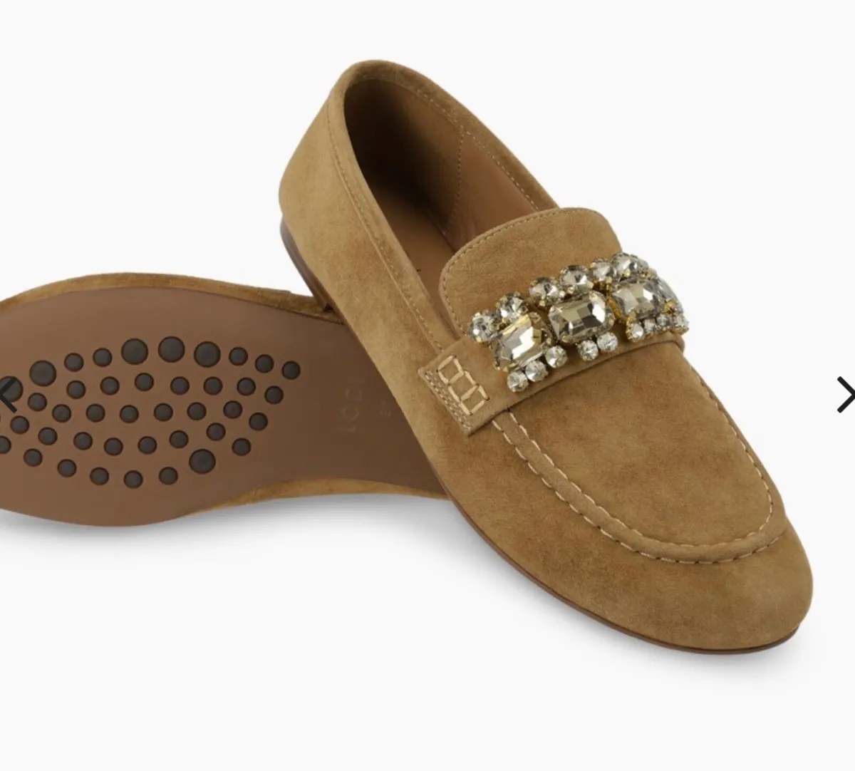 LODI ladies suede loafers w/embellishments - Image 2