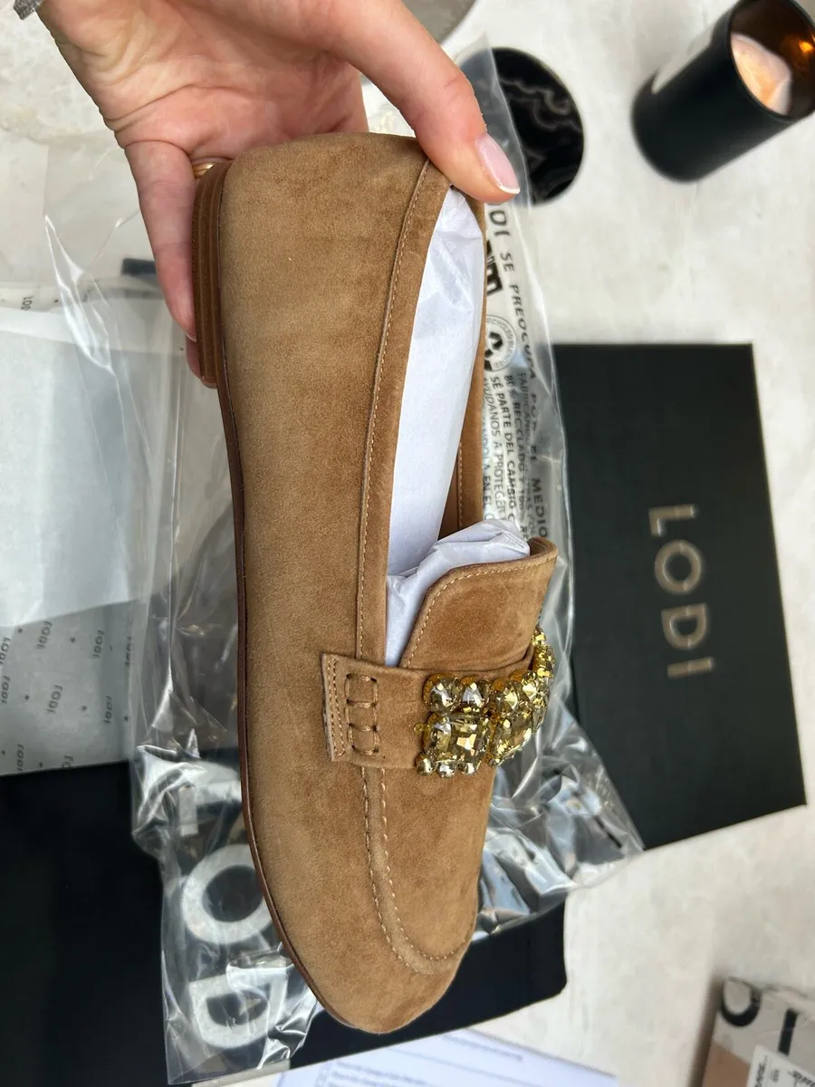 LODI ladies suede loafers w/embellishments - Image 3