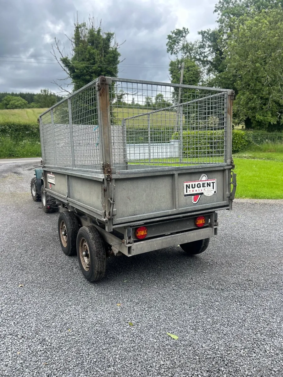 8x5 Nugent Tipping Trailer - Image 1