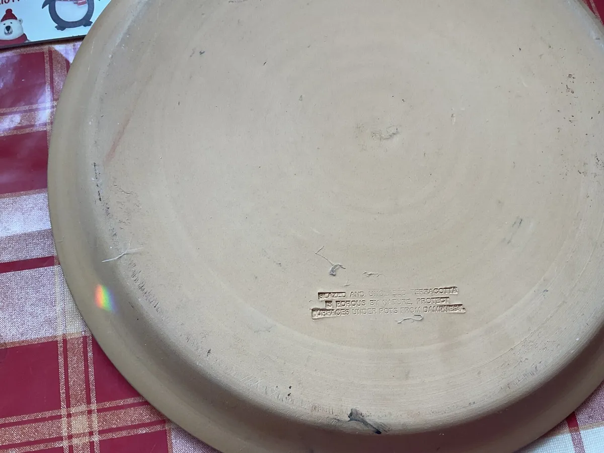Large pottery plate - Image 2