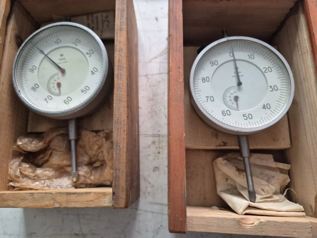 NEW USSR dial indicator 0-25mm 0.01mm - Image 1