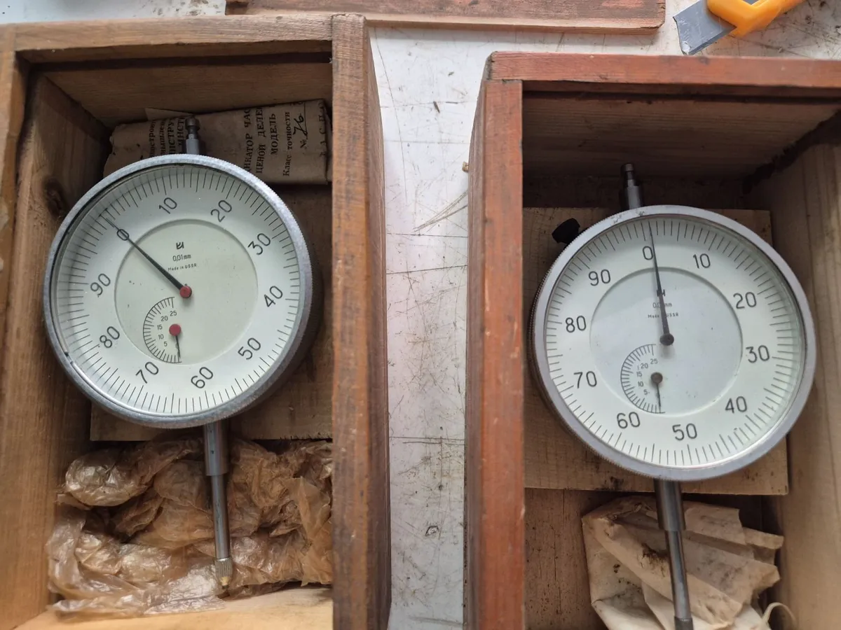 NEW USSR dial indicator 0-25mm 0.01mm - Image 2