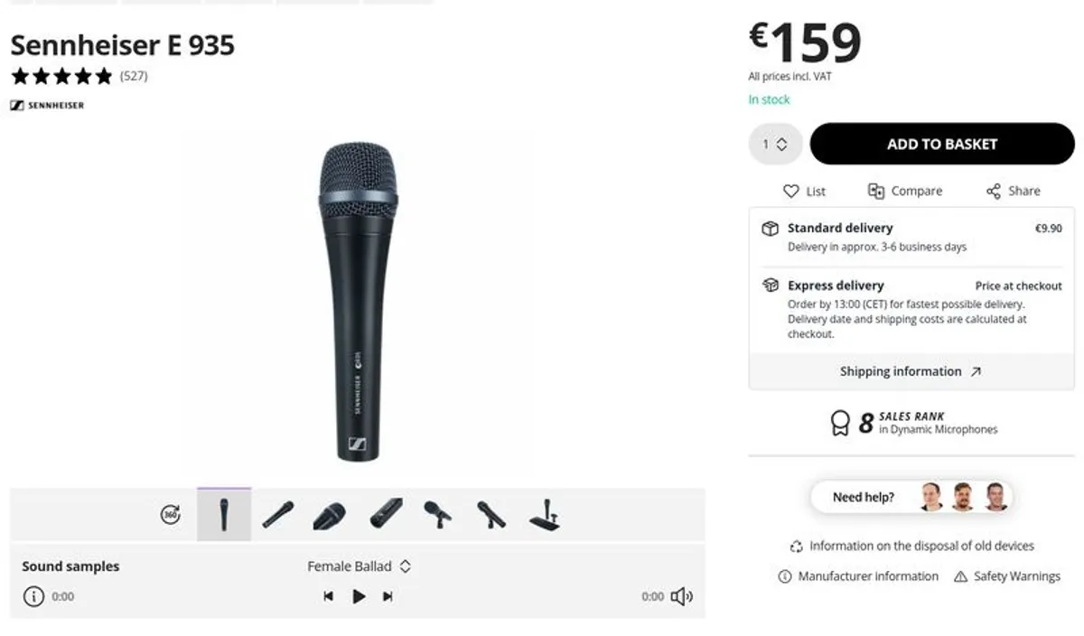 Sennheiser e935 - Image 4