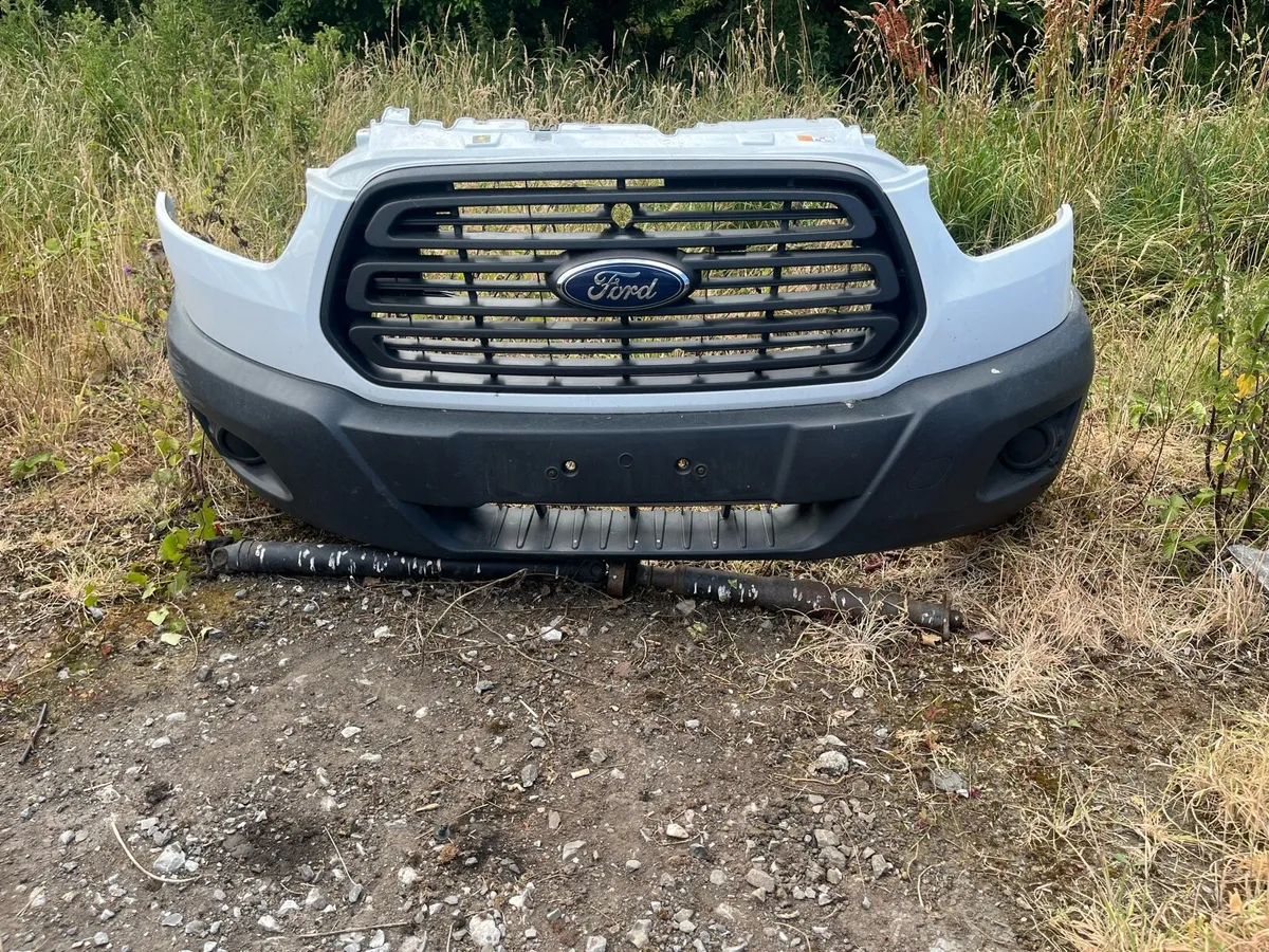 2018 Ford Transit front bumper complete - Image 1