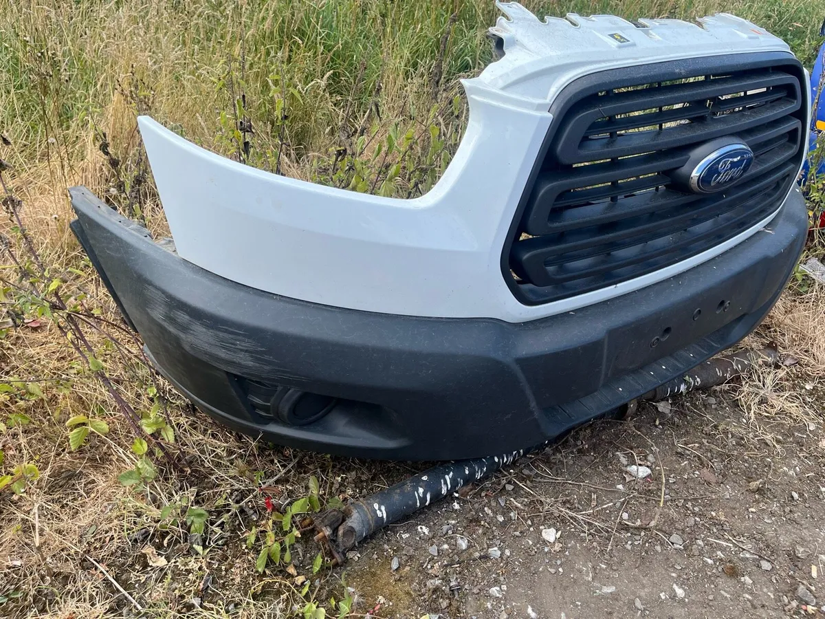 2018 Ford Transit front bumper complete - Image 3