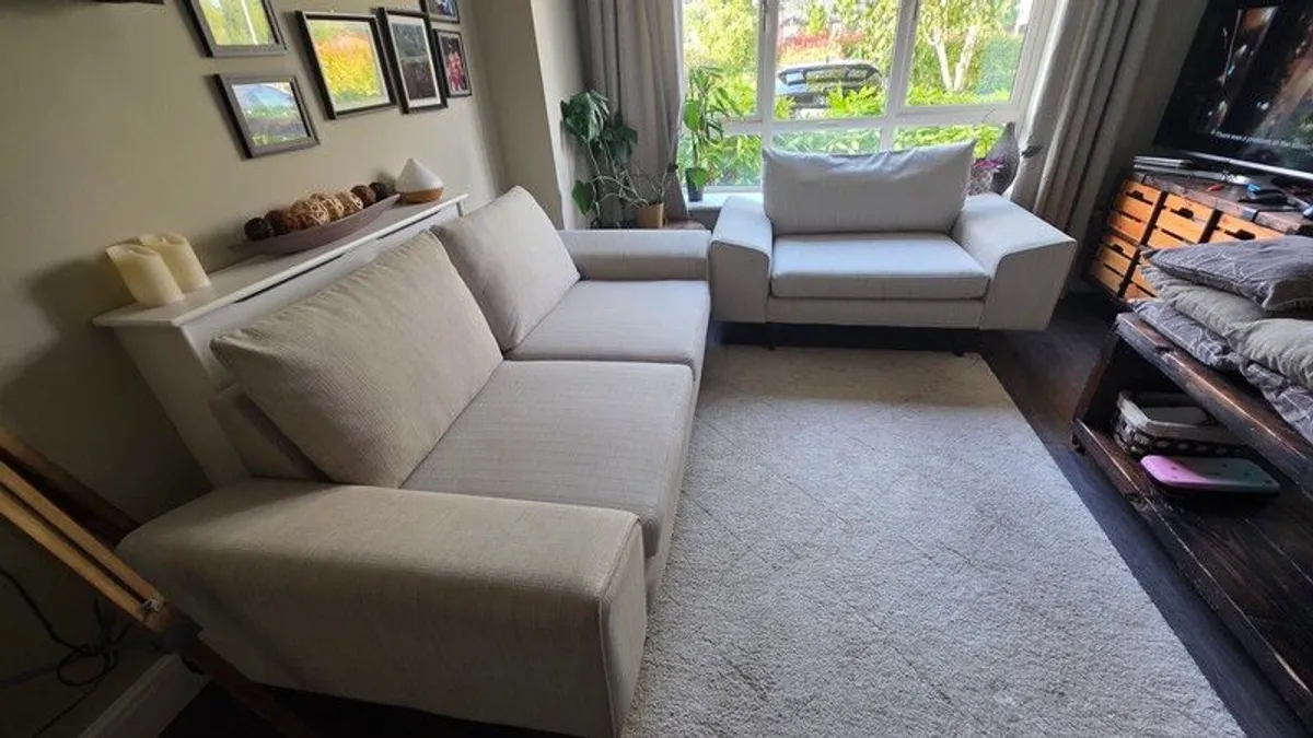 DFS Sofa Set 3-seater + 1.5-seater - Image 2