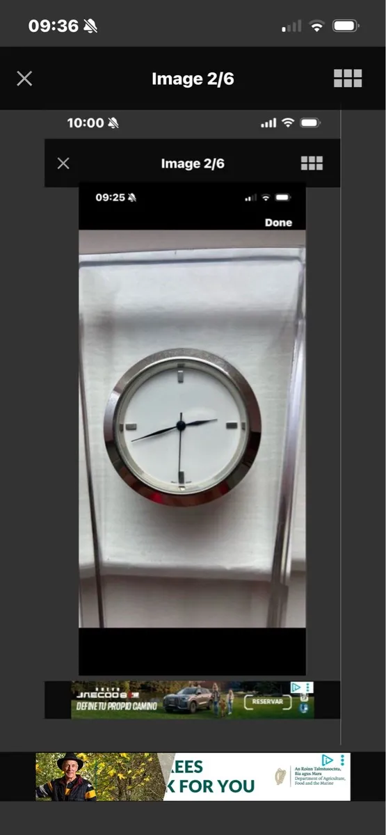 Vintage John Rocha Waterford Crystal Clock - Image 2