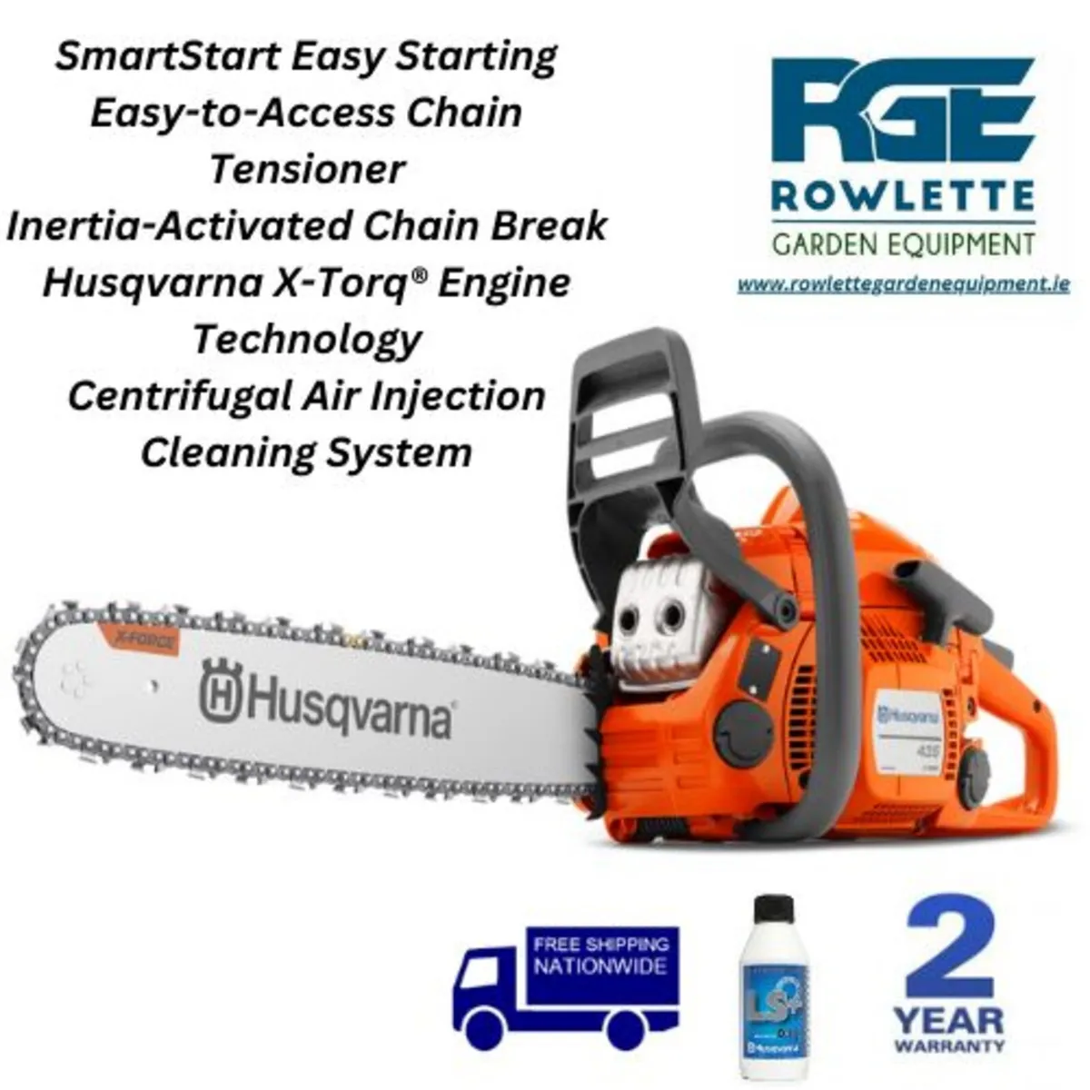 Husqvarna Chainsaw 435 MK II - Image 2