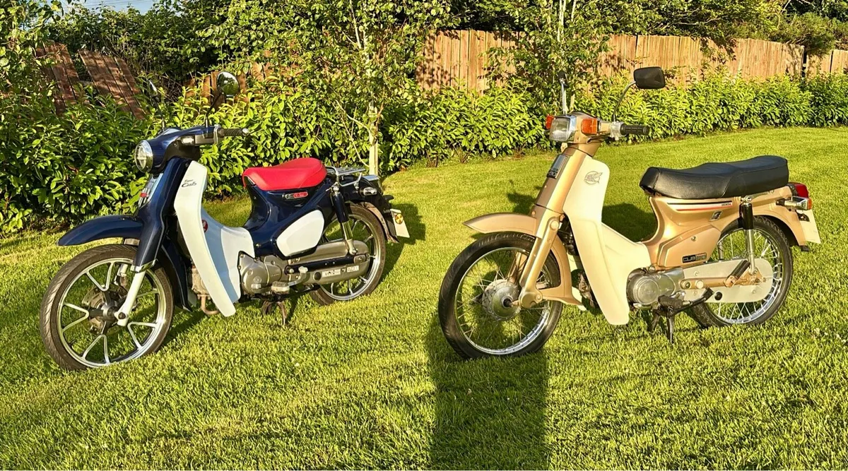 1986 Honda cub 90  2020 Honda super cub 125 - Image 1