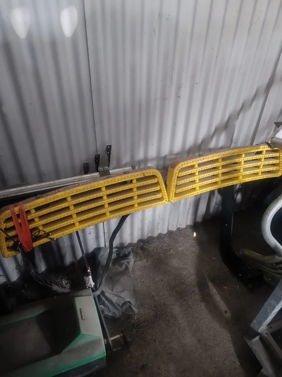Rear Ford Transit step with parking sensors