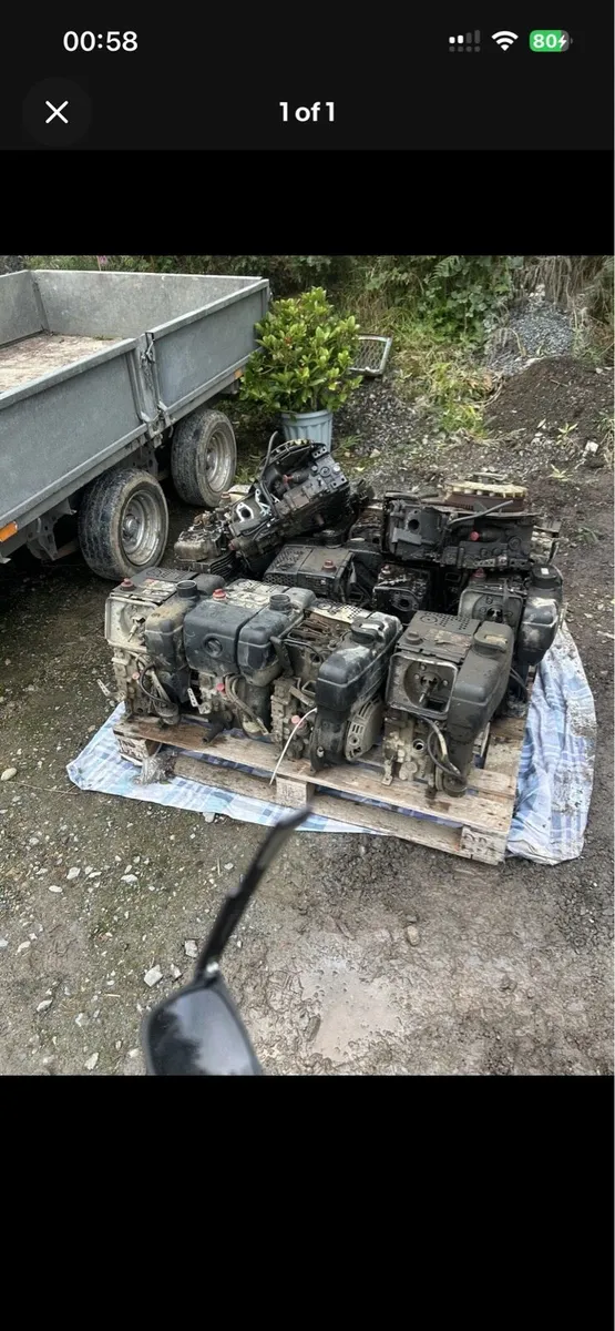 Hatz 1B20 Diesel Engine For breaking Only